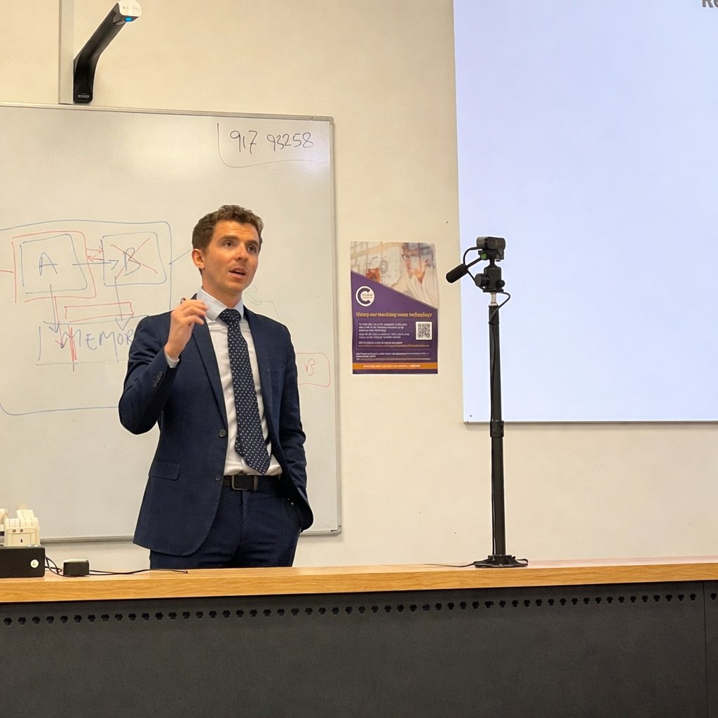 Dan Locke delivering a training course