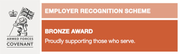 Armed Forces Covenant Employer Recognition Scheme, Bronze Award
